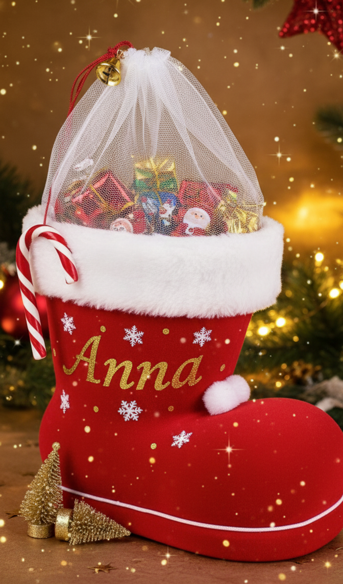 Botte noël personnalisée