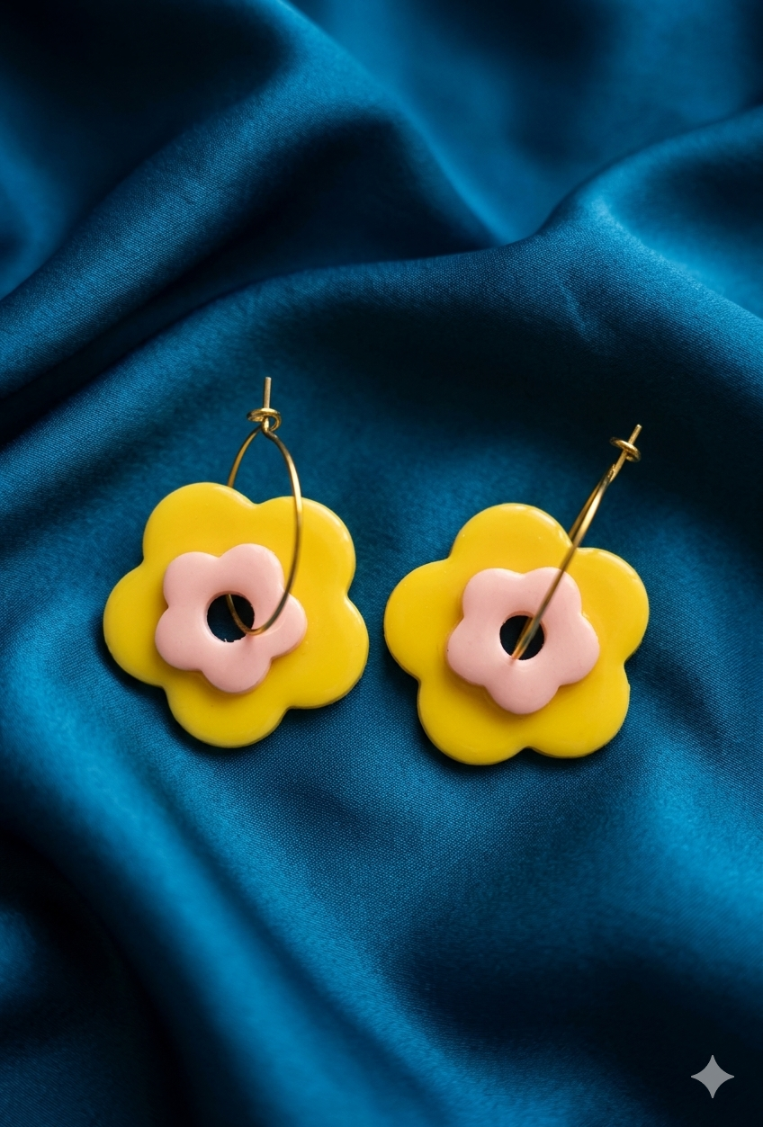 Joy | jaune & rose pastel