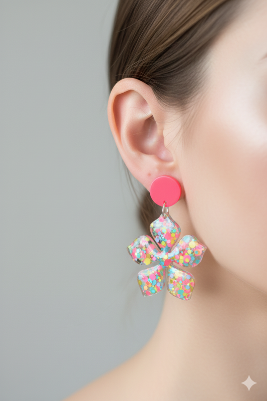 Pétale enchantée pailletée