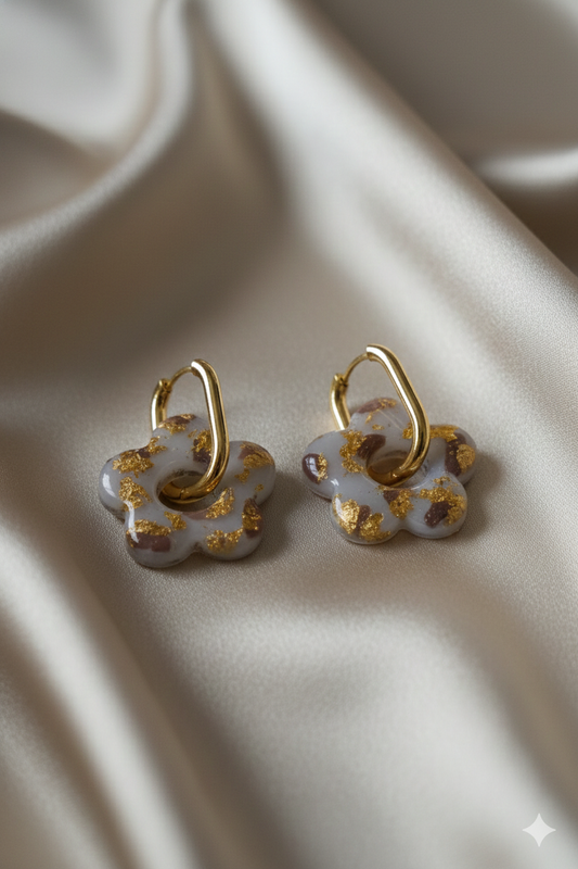 Joy | blanc marron doré