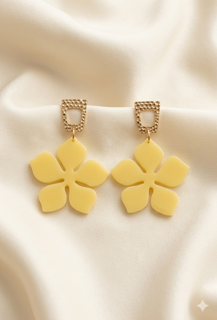 Pétale enchanté | Jaune pastel