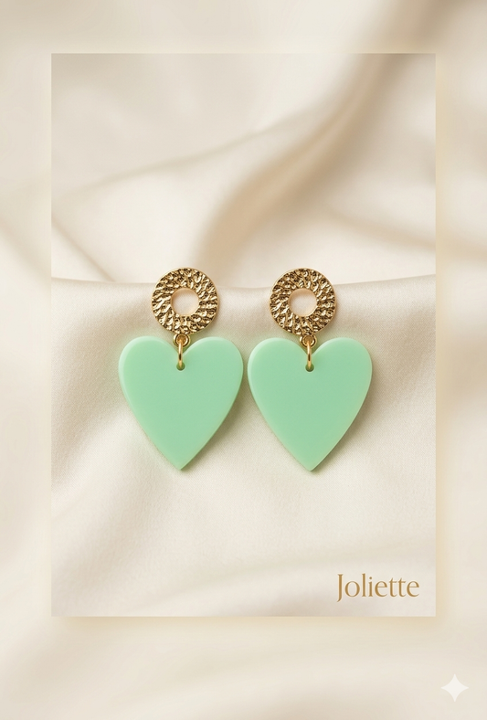 Coeur | vert pastel