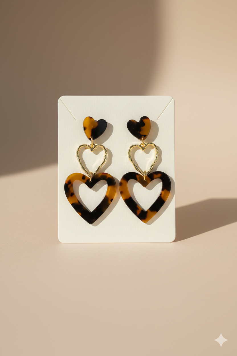 Coeur suspendu léopard