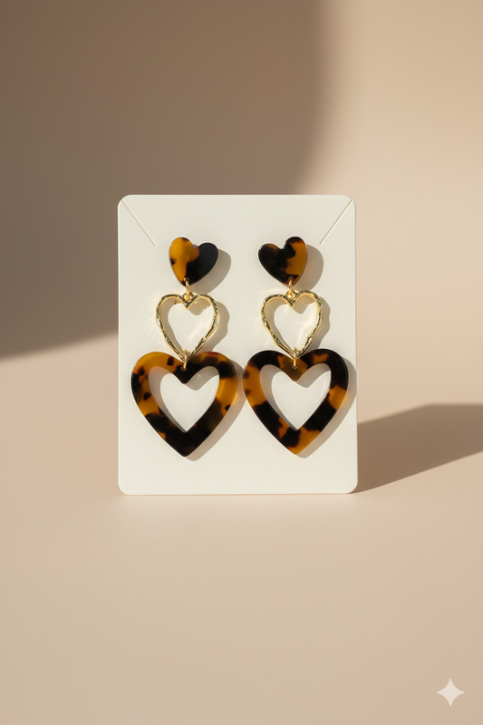 Coeur suspendu léopard
