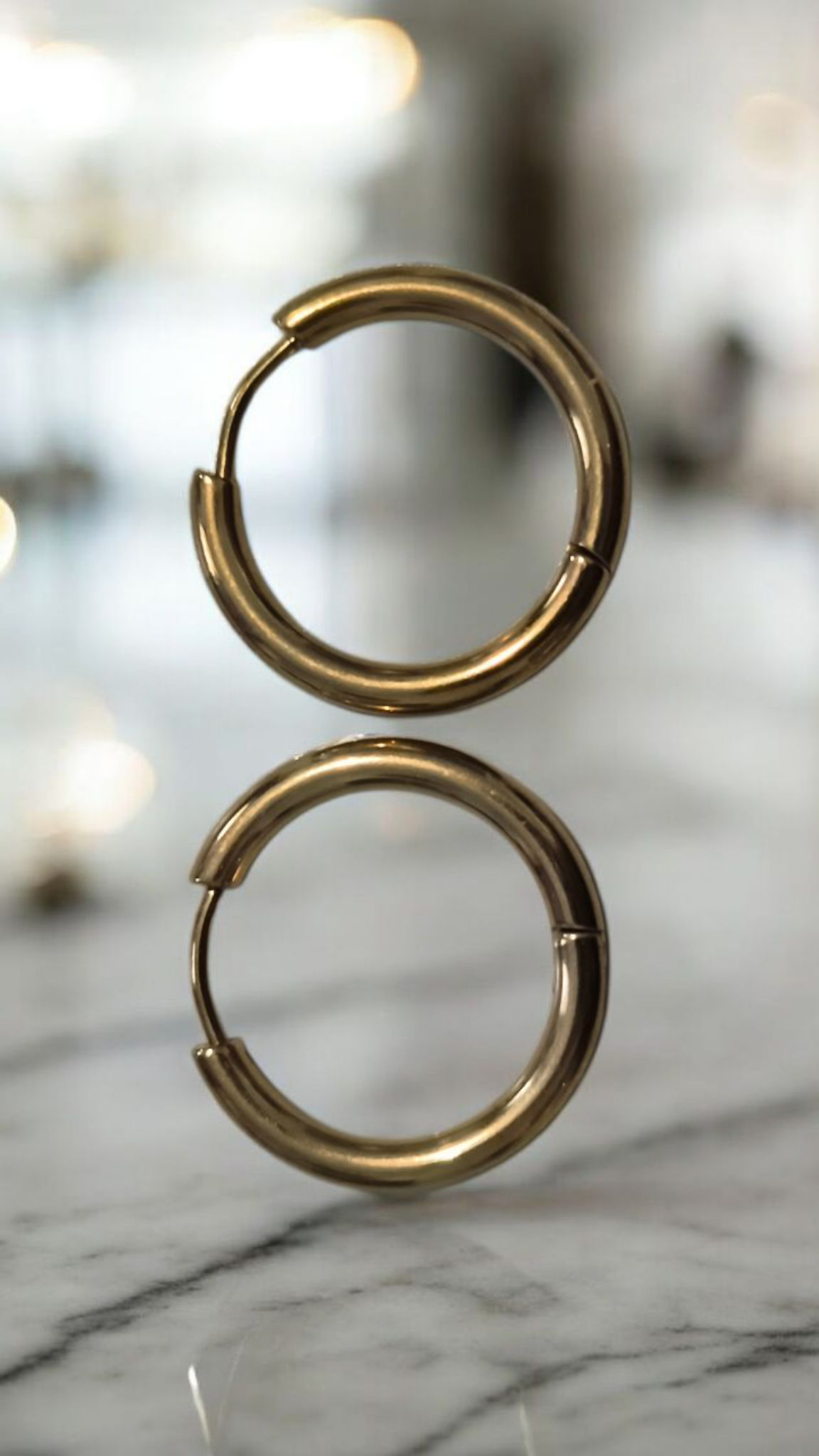 Créole ronde argent