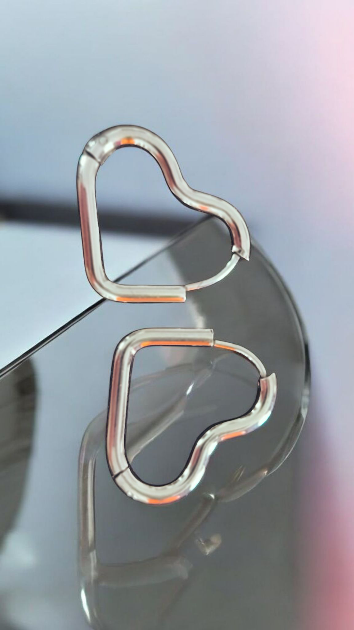 Créole argent Coeur