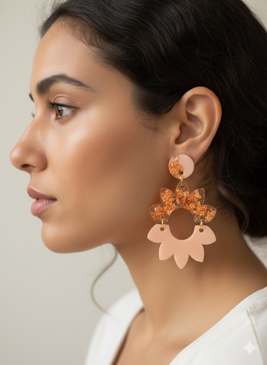 Maelia Nacré feuille d'or