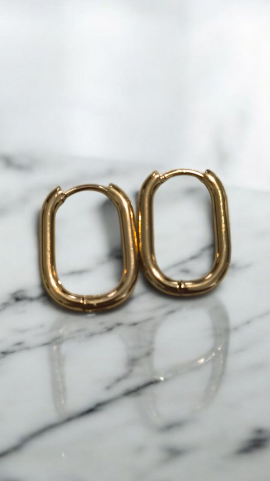 Créole rectangle arrondie or