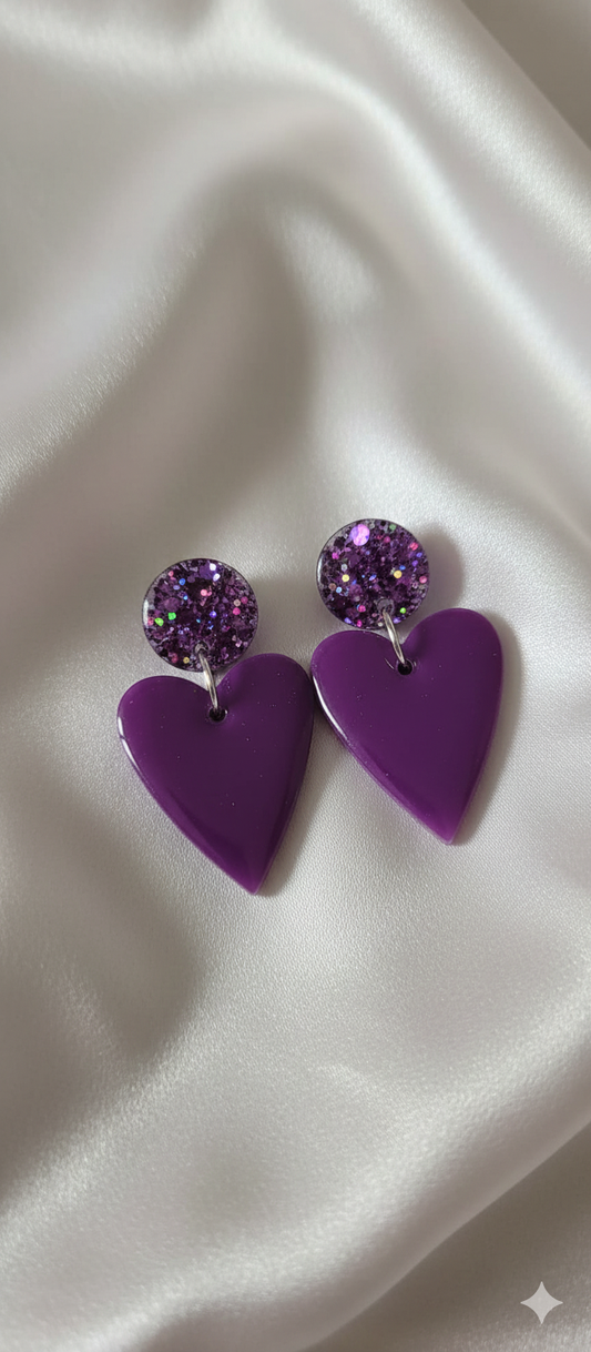 Coeur violet